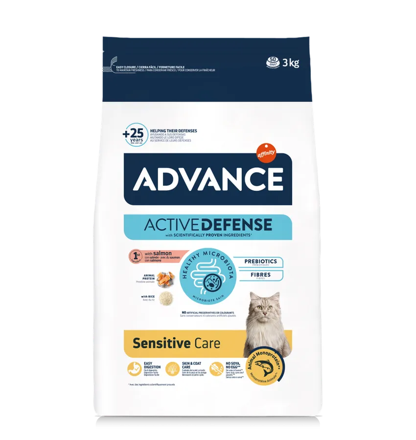 Advance Sensitive Care Somonlu Kedi Maması