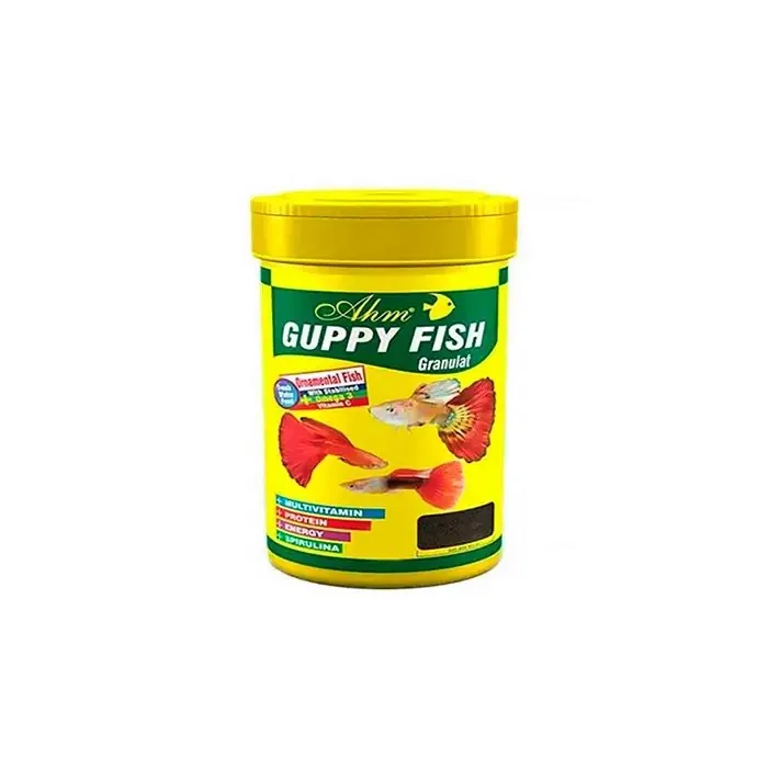AHM Guppy Fish Granül Lepistes Yemi