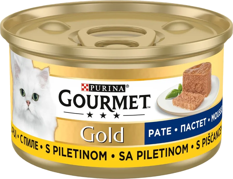 Gourmet Gold Kıyılmış Tavuklu Yaş Kedi Maması