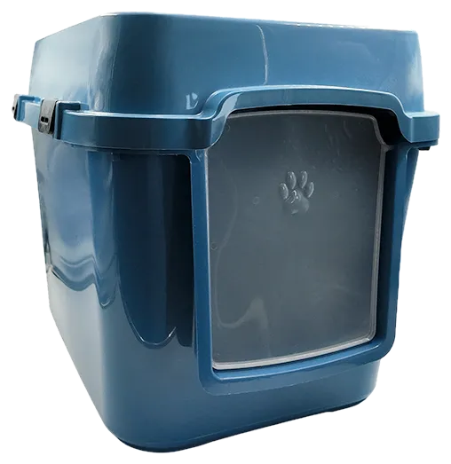 Handor Covered Cat Litter Box, Blue