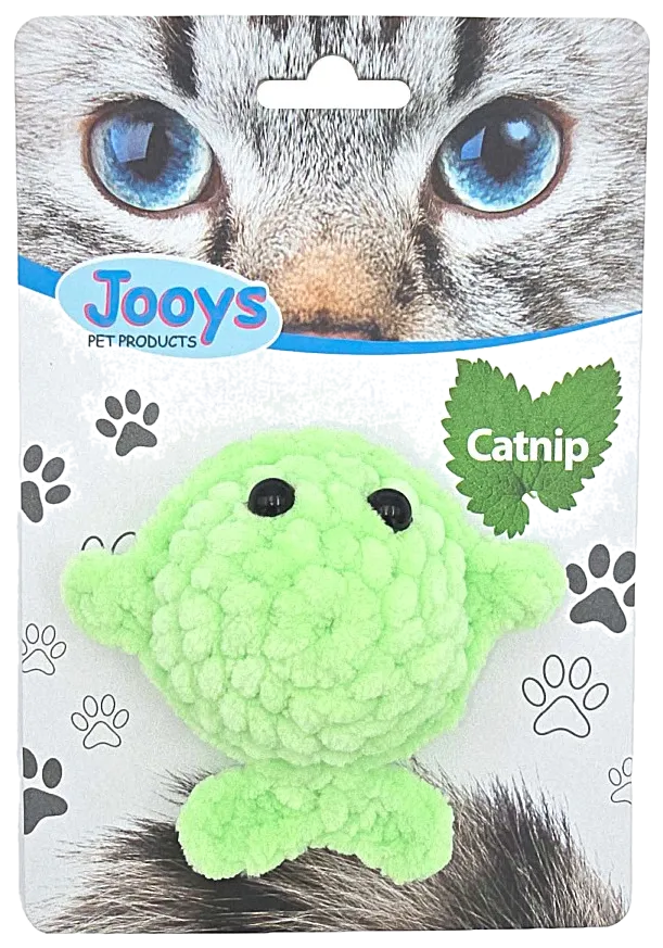Jooys Catnip'li Kadife Balık Kedi Oyuncağı