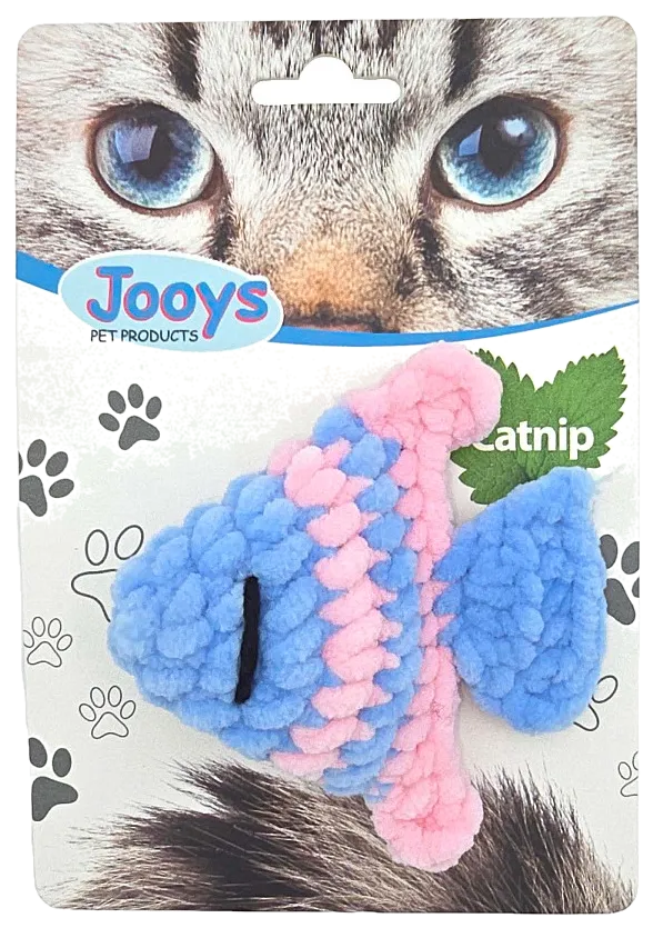 Jooys Catnip'li Kadife Melek Balığı Kedi Oyuncağı