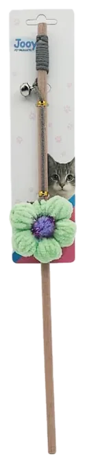 Jooys Velvet Flower Cat Teaser Wand