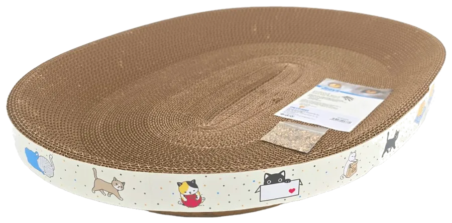 Jooys Cardboard Cat Scratcher Oval L