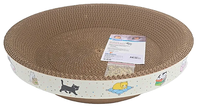 Jooys Karton Kedi Tırmalama Yuvarlak S