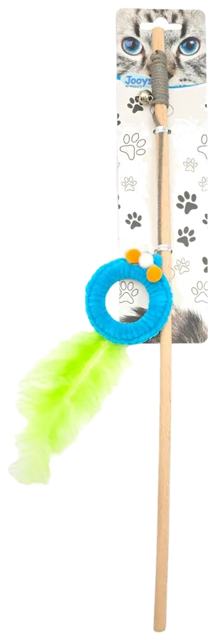 Jooys Feathery Ring Cat Wand
