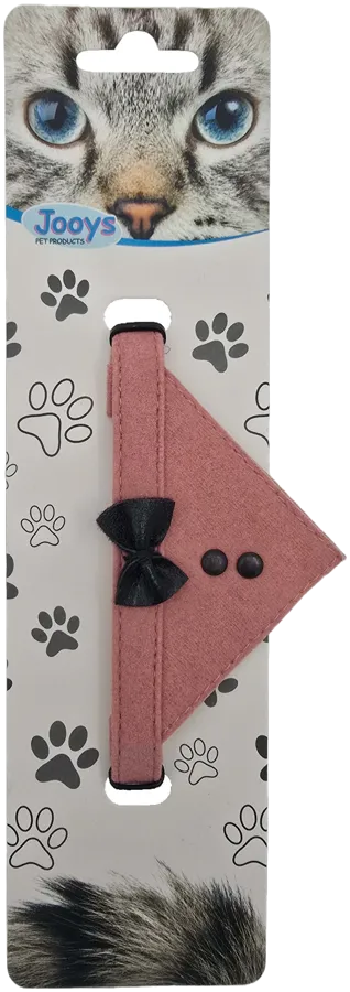 Jooys Bell Scarf Cat Collar Powder Pink