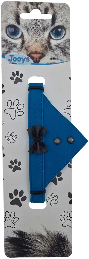 Jooys Zilli Fularlı Kedi Boyun Tasması Turkuaz