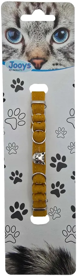 Jooys Bell Ring Cat Collar Mustard