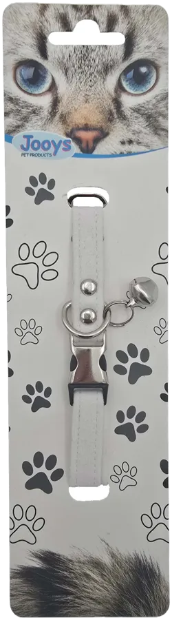 Jooys Bell Cat Collar White