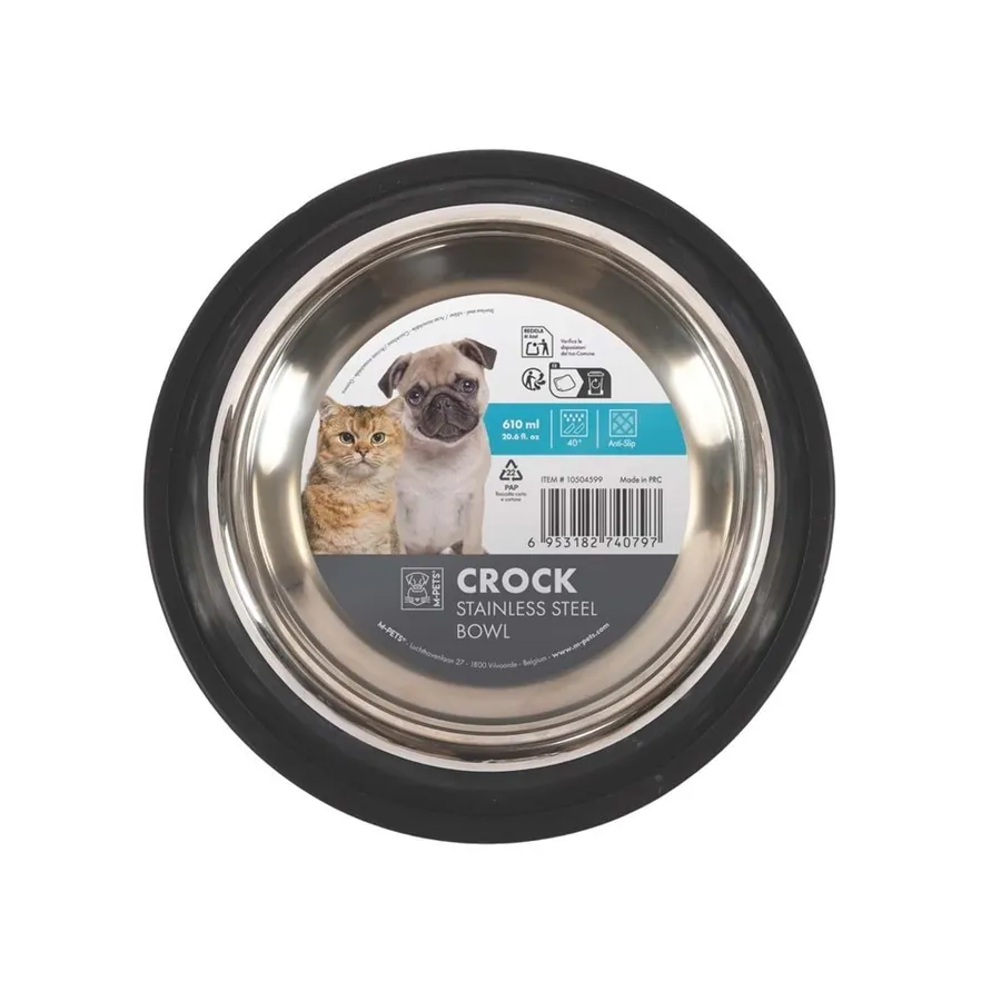 M-Pets Crock Paslanmaz Çelik Mama Kabı