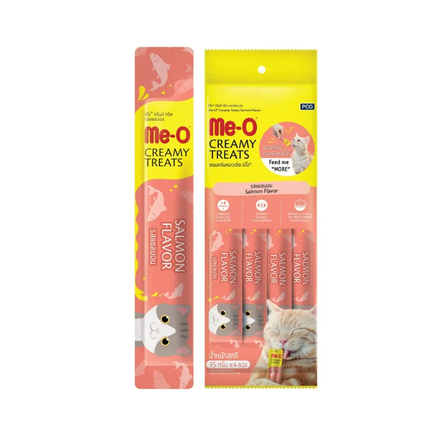 Me-O Somonlu Krema Kedi Ödülü 4x15 g