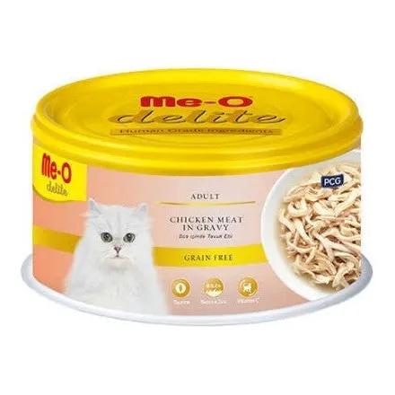 Meo Delite Tavuk Etli Tahılsız Yetişkin Kedi Konservesi