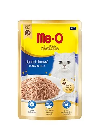 Me-O Delite Ton Balıklı Jöleli Kedi Pouch