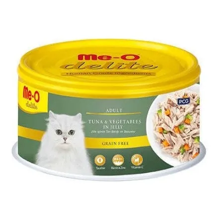 Me-O Delite Tuna and Vegetable Grain-Free Adult Cat Can