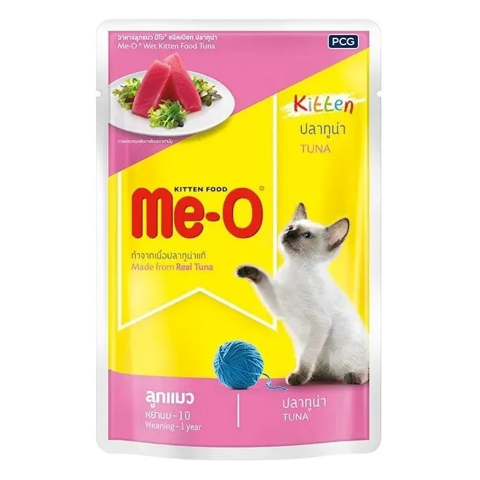 Me-O Kitten Ton Balıklı Yavru Kedi Pouch