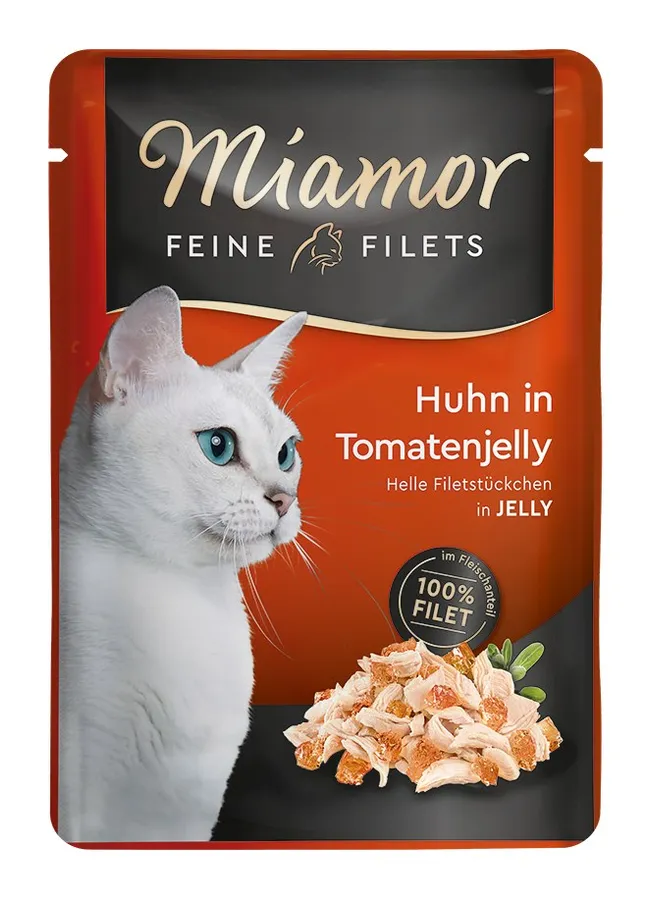 Miamor Feine Filets Chicken in Tomato Jelly Pouch 100 g