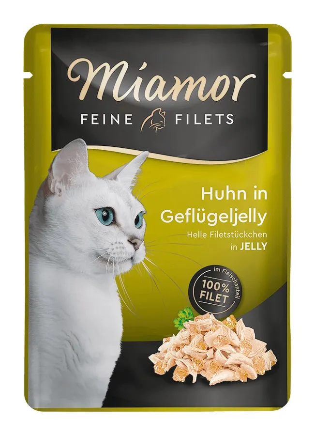 Miamor Feine Filets Chicken in Poultry Jelly Pouch 100 g