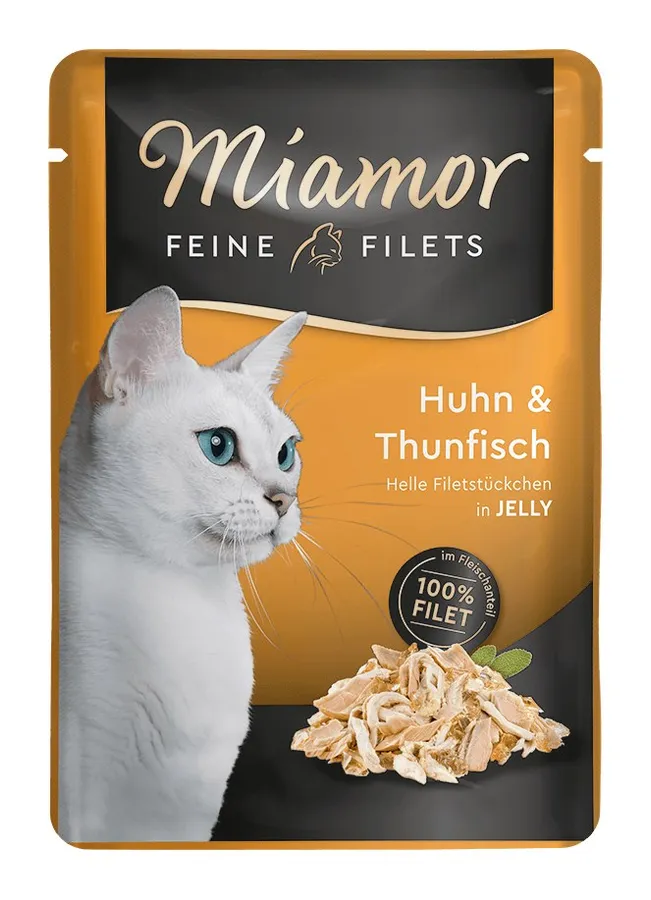 Miamor Feine Filets Chicken and Tuna in Jelly Pouch 100 g
