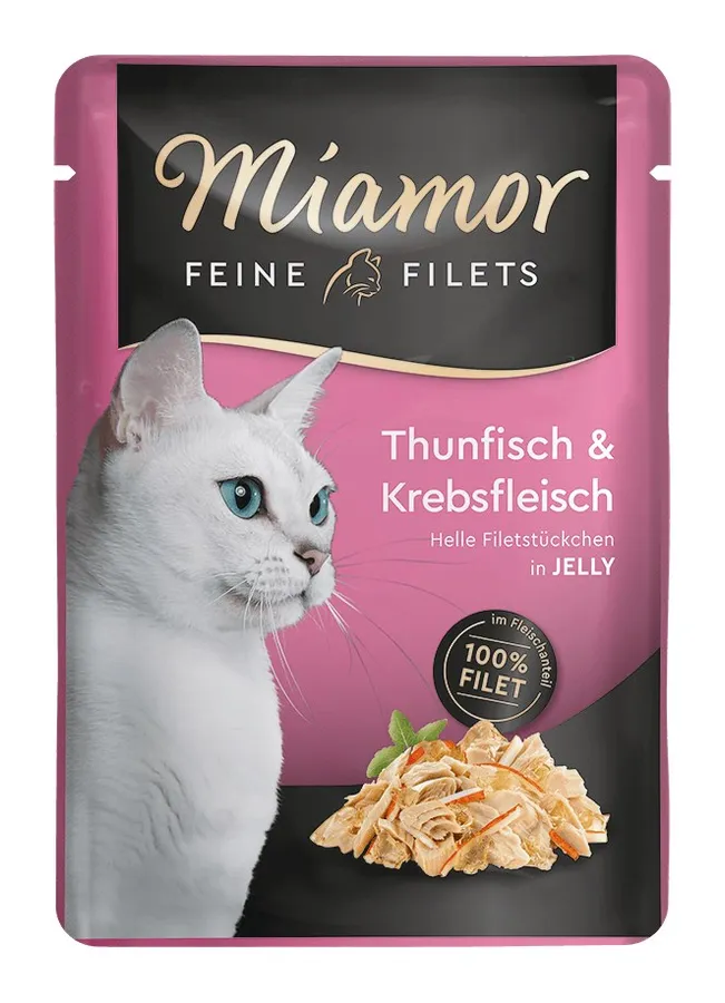Miamor Feine Filets Tuna and Crab in Jelly Pouch 100 g
