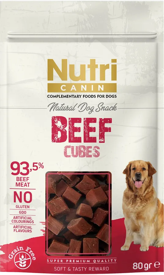 Nutri Canin Beef Cubes Dog Treat