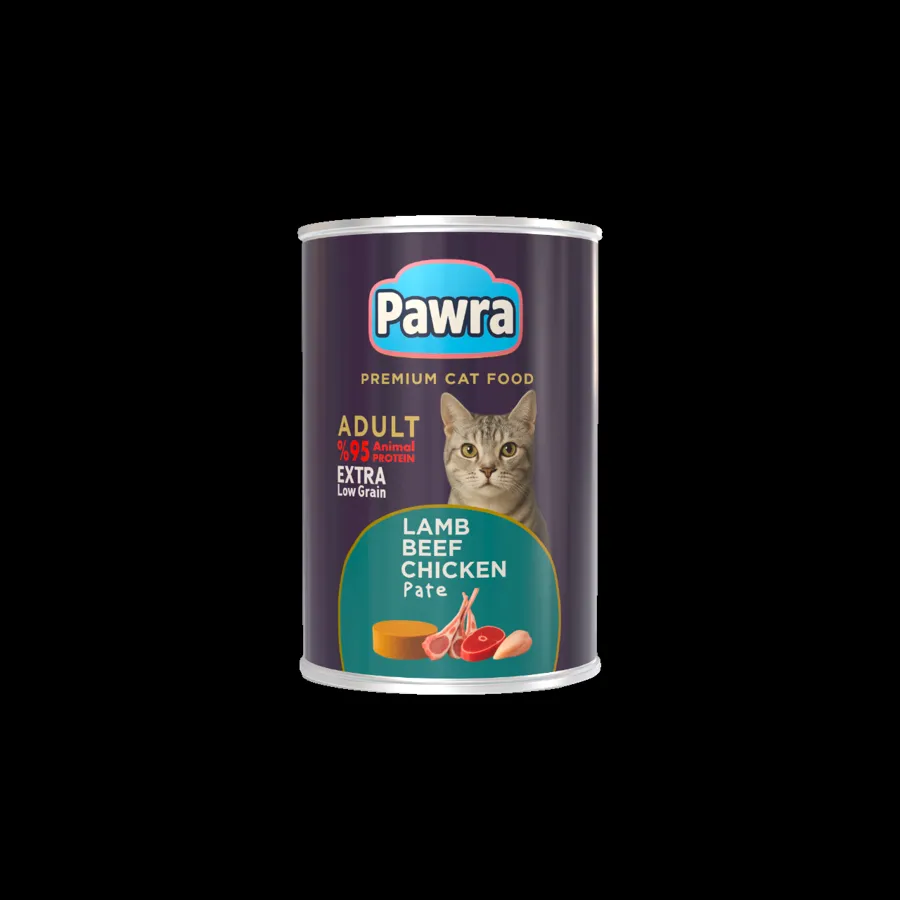 Pawra Yetişkin Kedi Karışık Etli Pate Konserve