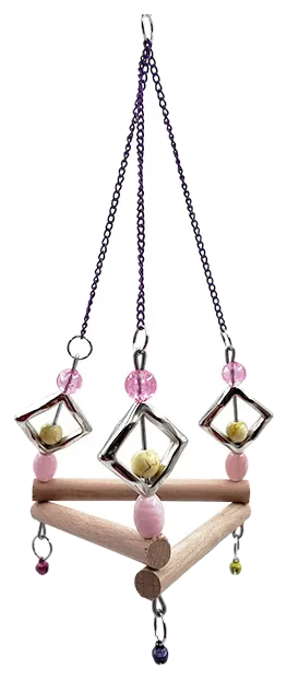 Petingo Chain Triangle Budgie Swing (10-pack)