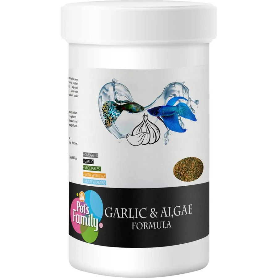Pet's Family Garlic & Algae Formula Balık Yemi