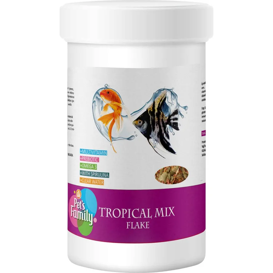Pet's Family Tropical Mix Flake Balık Yemi