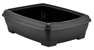 Relax Cat Litter Box Black