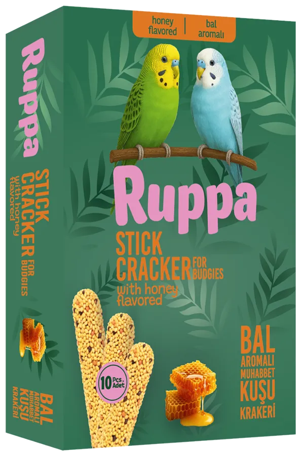 Ruppa Honey Budgie Cracker 10-pack