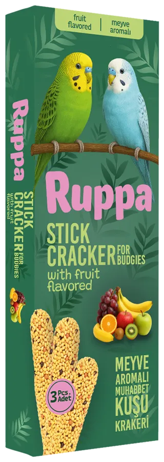 Ruppa Fruit Budgie Cracker 3-pack