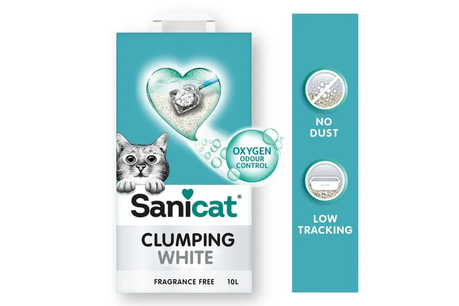 Sanicat Clumping White Fragrance Free Cat Litter