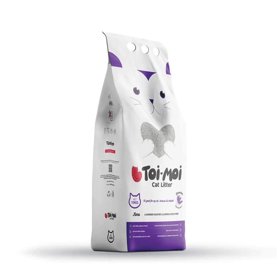 Toi Moi Lavanta Kokulu Sodyum Bentonit Kedi Kumu