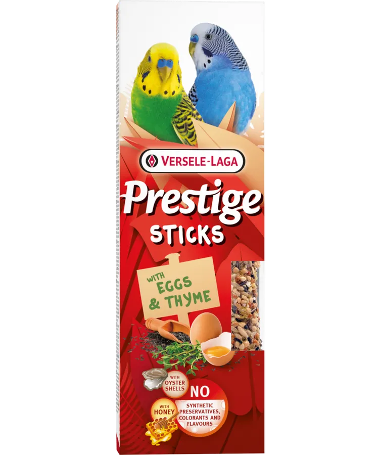Versele-Laga Prestige Sticks Küçük Paraket Yumurta ve Kekik