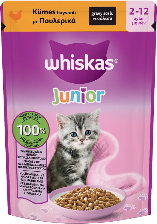 Whiskas Poultry Kitten Pouch Wet Food