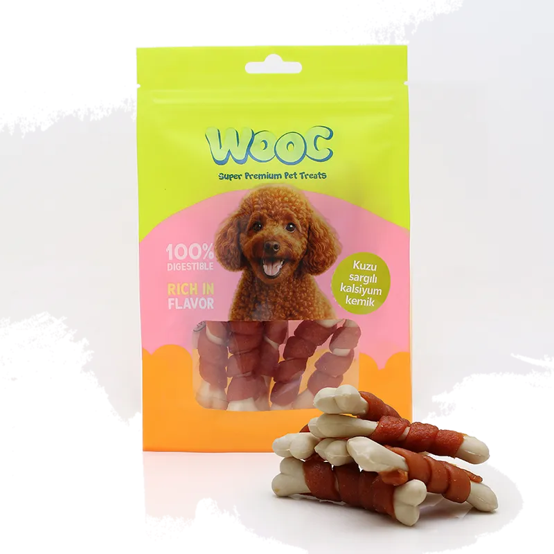 Wooc Lamb Wrapped Calcium Bone Dog Treat