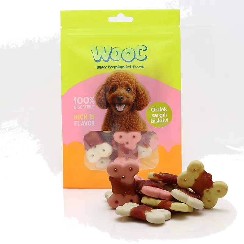 Wooc Ördek Sargılı Bisküvi Köpek Ödülü