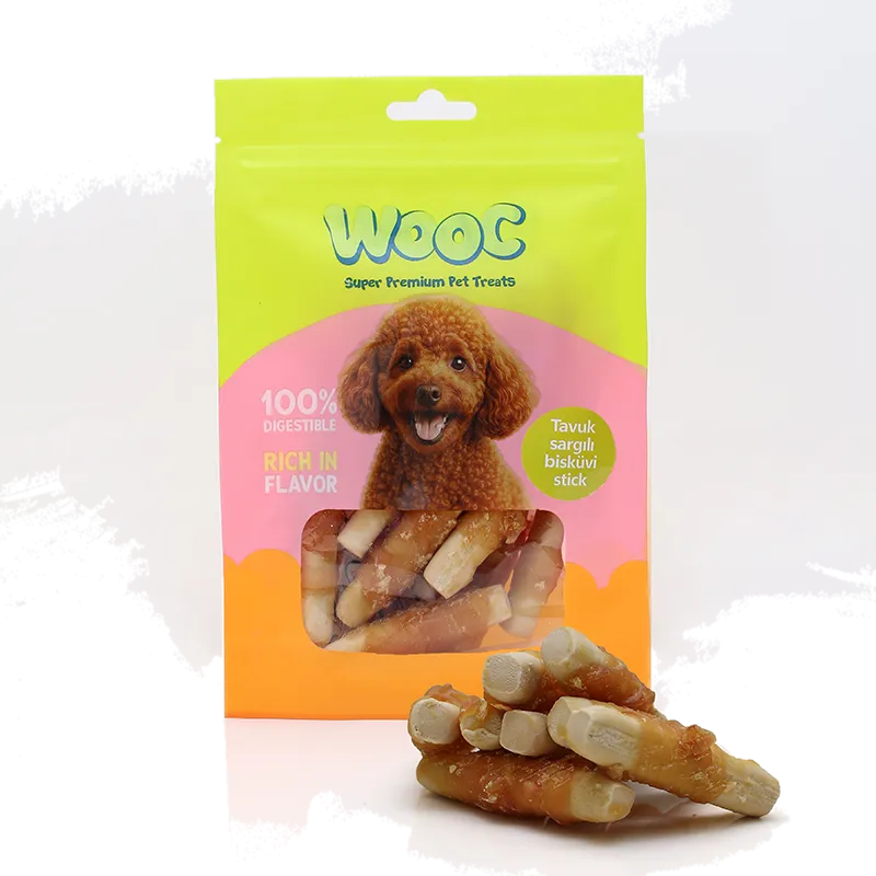Wooc Tavuk Sargılı Bisküvi Stick Köpek Ödülü
